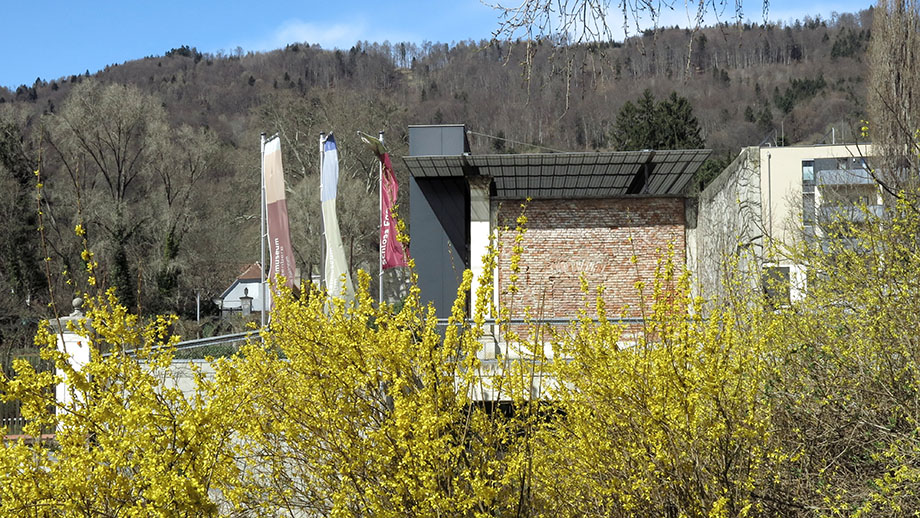 Eingang am Archäologiemuseum. Foto: ©Auferbauer