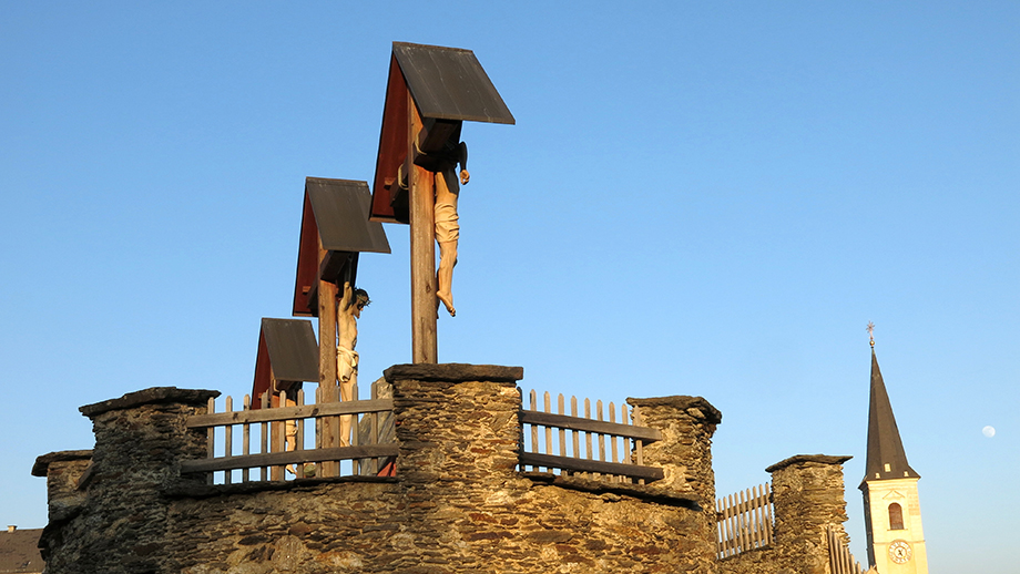 St. Radegund, Kalvarienberg am Abend. Foto: ©Auferbauer