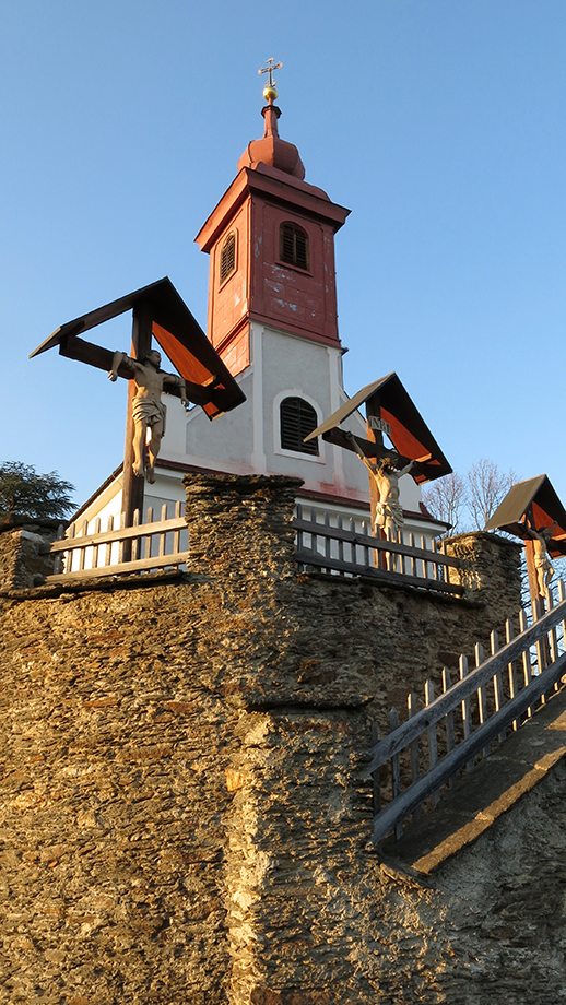 St. Radegund, Kalvarienberg am Abend. Foto: ©Auferbauer