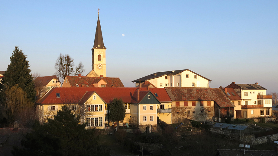 St. Radegund, von Sonnenuntergang. Foto: ©Auferbauer