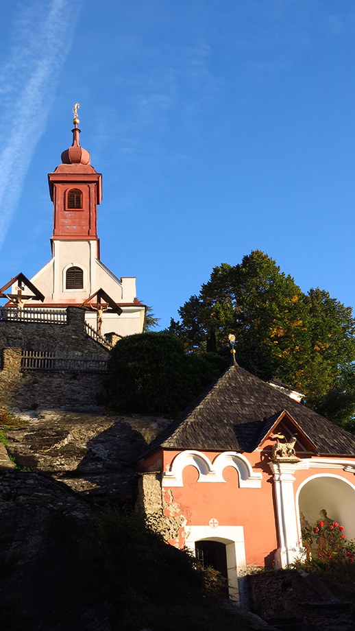 St. Radegund, Kalvarienberg am Morgen. Foto: ©Auferbauer