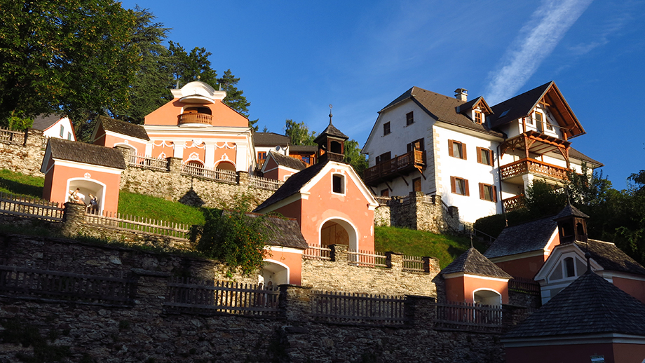 St. Radegund, Kalvarienberg am Morgen. Foto: ©Auferbauer