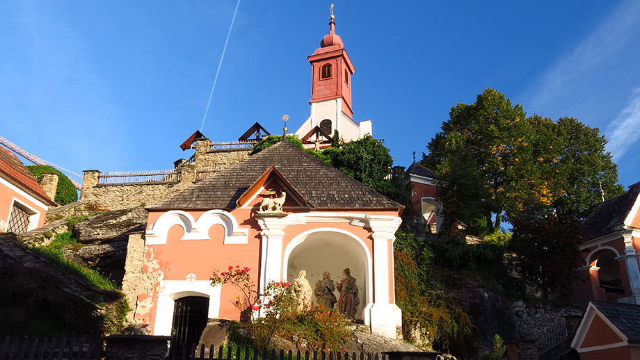 St. Radegund, Kalvarienberg am Morgen. Foto: ©Auferbauer
