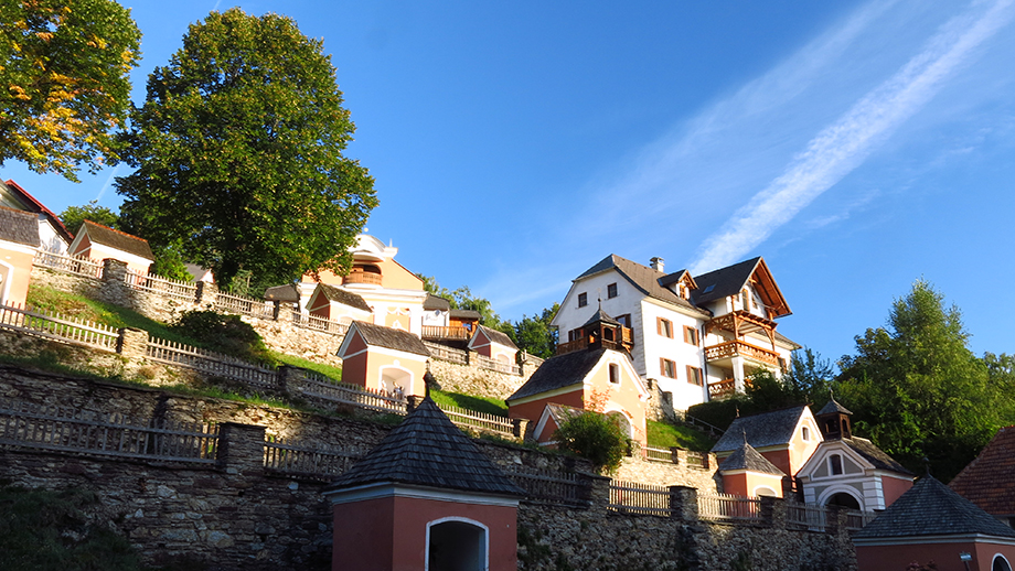 St. Radegund, Kalvarienberg am Morgen. Foto: ©Auferbauer