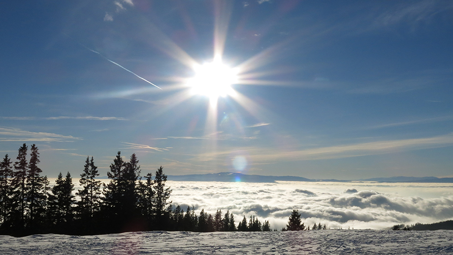 Vom Schöckl Richtung Koralpe (Großer Speikkogel, 2140 m). Foto: ©Auferbauer