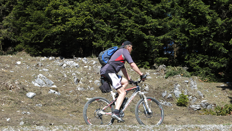 Im Training bleiben, auf der Schöckl-Mautstraße. Foto: ©Auferbauer