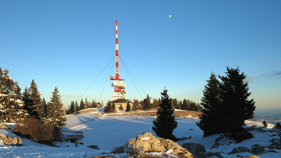 Abendstimmung auf dem Schöckl. Foto: ©Auferbauer