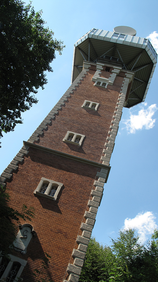 Am Roseggerweg im Leechwald, die Hilmwarte (431 m). Foto: ©Auferbauer