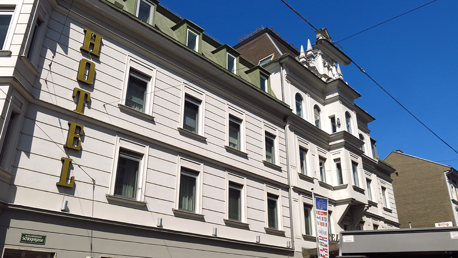 Hotel Gollner, Schlöglgasse. Foto: ©Auferbauer