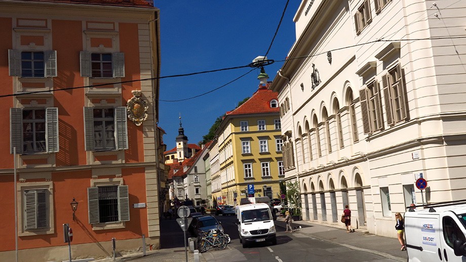 Hofgasse, Alte Universität, Schauspielhaus. Foto: ©Auferbauer