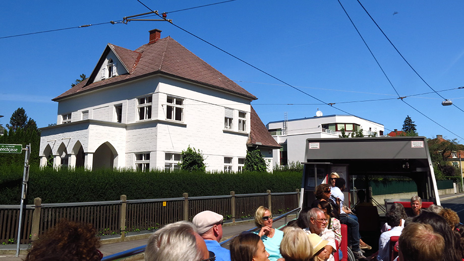 Leechgasse, Straßenbahnlinie 1. Foto: ©Auferbauer