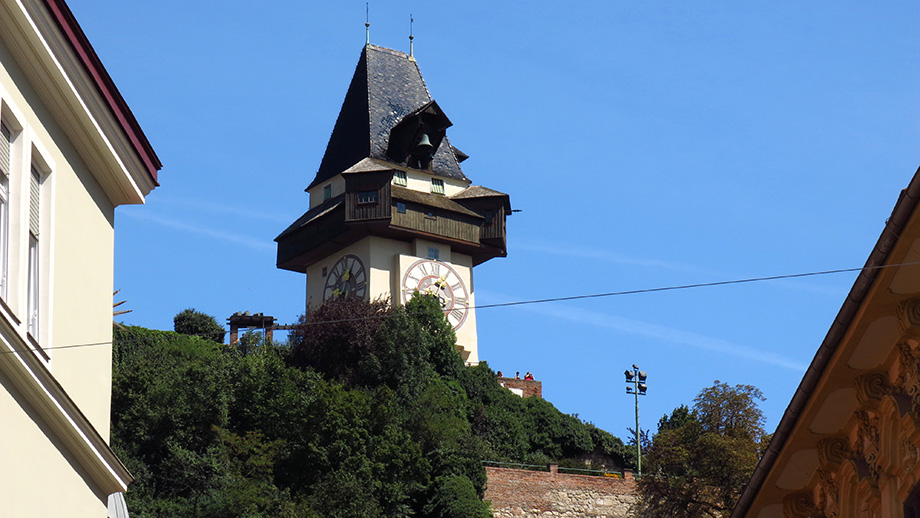 Auf Höhe Erich-Edegger-Steg, Richtung Schloßberg. Foto: ©Auferbauer