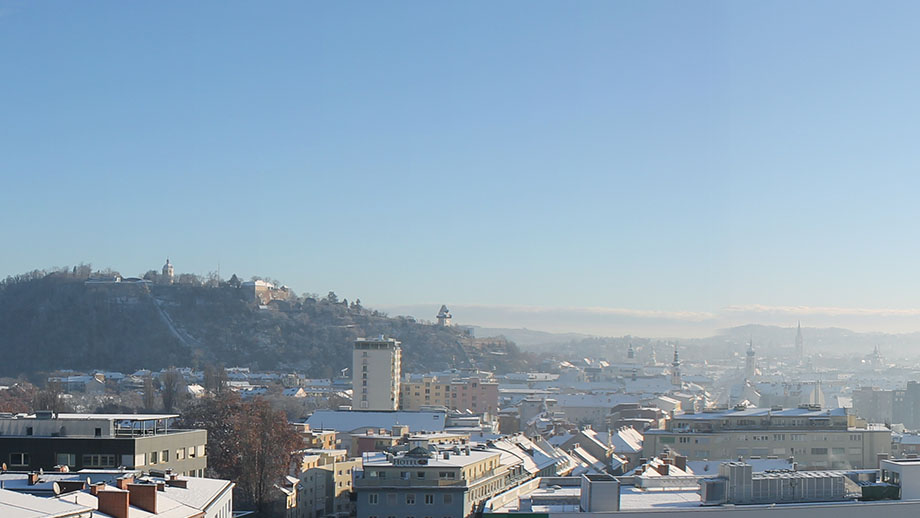 Blick vom Bauamtsgebäude Richtung Altstadt