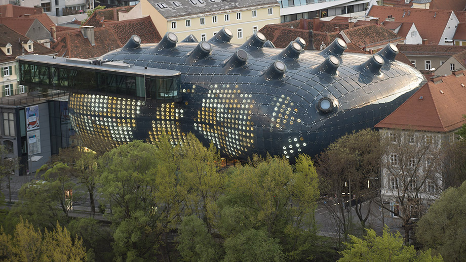 Blick auf das Kunsthaus