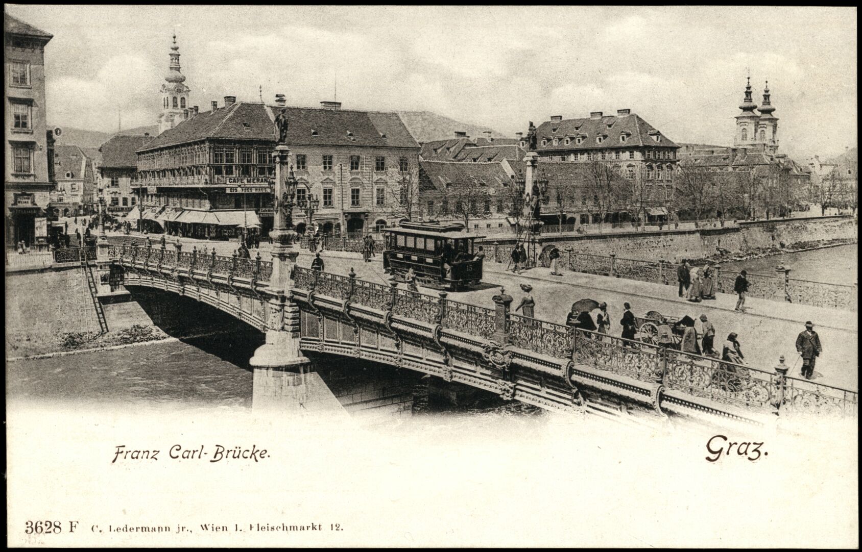 Graz, Franz-Carl-Brcke; vor 1905; Österreichische Nationalbibliothek. Ansichtskarten online. httpdata.onb.ac.atAKONAK054_088