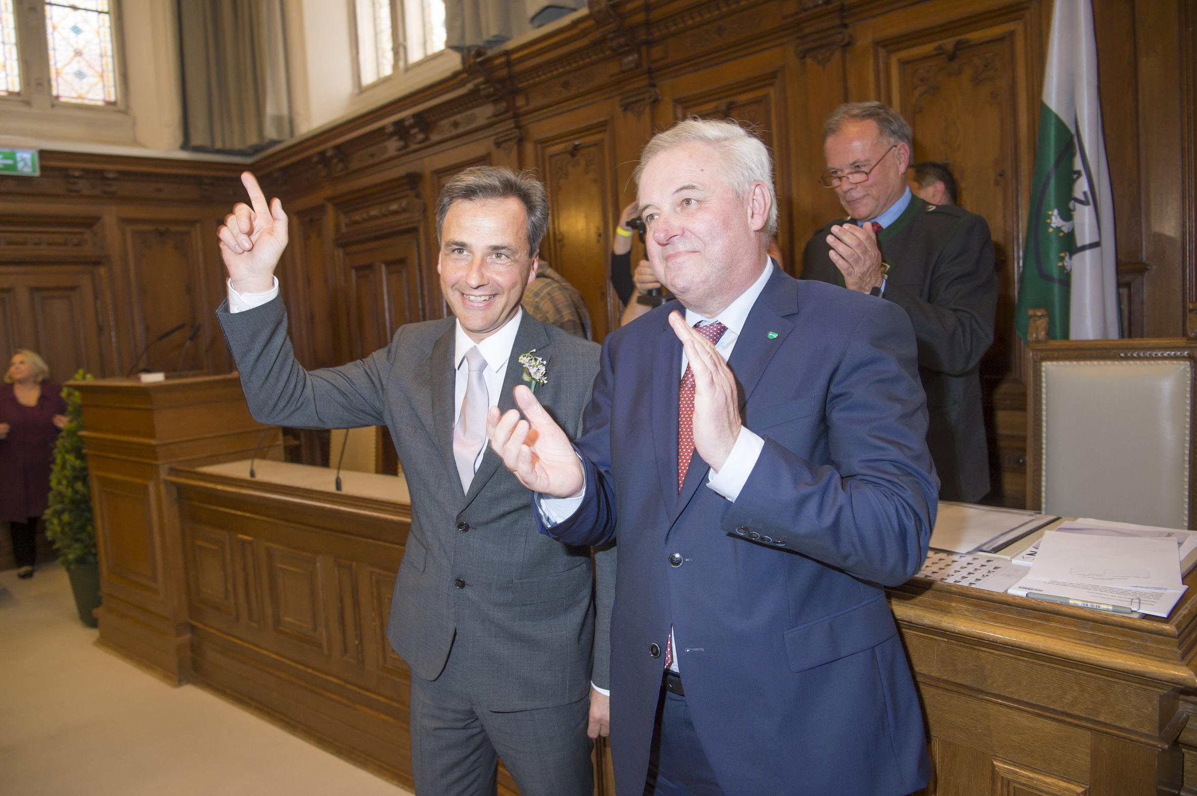 Bürgermeister Siegfried Nagl wurde zum vierten Mal zum Stadtoberhaupt gewählt