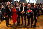 v.l.: Magistratsdirektor Martin Haidvogl, Bundeskanzleramt-Sektionschefin Angelika Flatz, Klaus Zausinger, Bernd Stadlhofer, Thomas Hofer, Paul Droneberger © Christopher Dunker v.l.: Magistratsdirektor Martin Haidvogl, Bundeskanzleramt-Sektionschefin Angelika Flatz, Klaus Zausinger, Bernd Stadlhofer, Thomas Hofer, Paul Droneberger