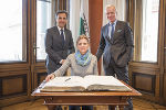 Bgm. Siegfried Nagl, Schwedens Botschafterin Helen Eduards und Honorarkonsul Gerhard Fabisch © Stadt Graz/Fischer Bgm. Siegfried Nagl, Schwedens Botschafterin Helen Eduards und Honorarkonsul Gerhard Fabisch