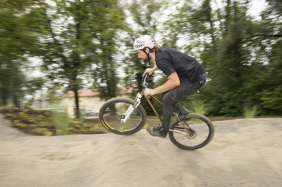 Pumptrack Eustacchiogründe © Foto: Fischer Stadt Graz Pumptrack Eustacchiogründe