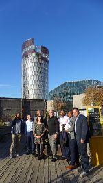 Der Besuch der Smart City mit dem Science Tower war für die Gäste aus Südafrika und ihre Grazer GastgeberInnen Höhepunkt des Besuchs. © Stadt Graz Der Besuch der Smart City mit dem Science Tower war für die Gäste aus Südafrika und ihre Grazer GastgeberInnen Höhepunkt des Besuchs.