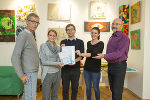 Dr. Gustav Mittelbach, Martina Frei, Stadtrat Robert Krotzer, Natascha Mauerhofer und Dr. Wolfgang Sellitsch (v.l.n.r.) © Foto Fischer Dr. Gustav Mittelbach, Martina Frei, Stadtrat Robert Krotzer, Natascha Mauerhofer und Dr. Wolfgang Sellitsch (v.l.n.r.)