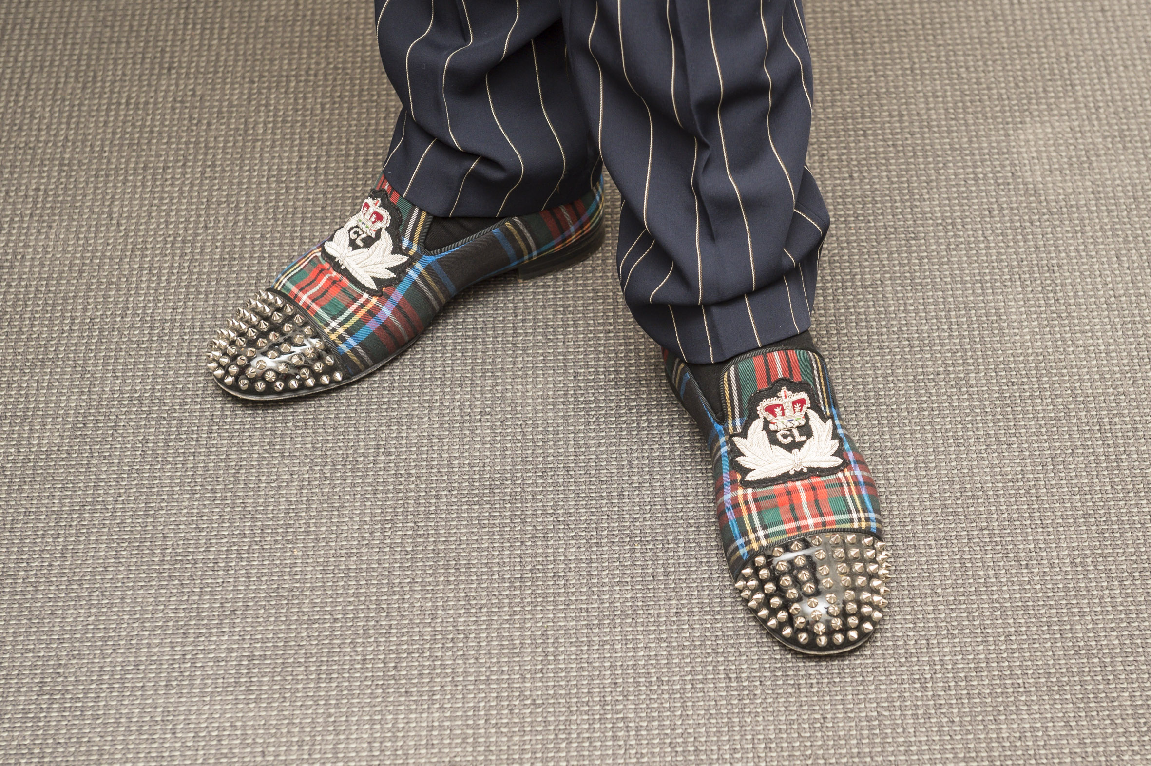 Big Fashionist: Dirk Heidemann kam in Louboutins ins Rathaus. © Stadt Graz/Foto Fischer Big Fashionist: Dirk Heidemann kam in Louboutins ins Rathaus. © Stadt Graz/Foto Fischer