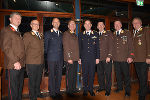 Sie führen die Grazer Feuerwehren (v.l.):Fleck, Enko, Baumgartner, Ulz, Krajnz, Altenburger, Glettler und Brunner. © BFVG / Maicovski Sie führen die Grazer Feuerwehren (v.l.):Fleck, Enko, Baumgartner, Ulz, Krajnz, Altenburger, Glettler und Brunner. © BFVG / Maicovski