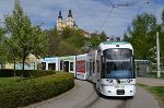 In Mariatrost werden mehrere Bereiche der Linie 1 zweigleisig ausgebaut. © Holding Graz In Mariatrost werden mehrere Bereiche der Linie 1 zweigleisig ausgebaut. © Holding Graz