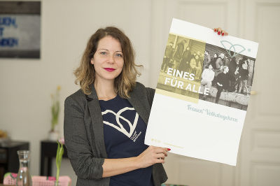 Stadträtin Tina Wirnsberger unterstützt das Frauenvolksbegehren © Stadt Graz/Foto Fischer Stadträtin Tina Wirnsberger unterstützt das Frauenvolksbegehren
