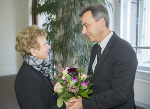 Beileidsbekundung an Witwe Lillie Riedler. © Stadt Graz/Fischer Beileidsbekundung an Witwe Lillie Riedler. © Stadt Graz/Fischer