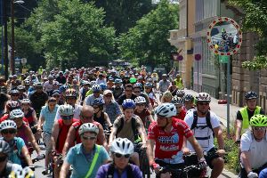 Das imposante Bild eines dichten Pulks wird am kommenden Mittwoch, 27. Juni, wieder beim CityRadeln in Graz erwartet.