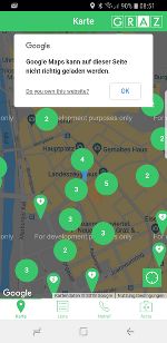"OK" anklicken oder direkt in "Liste" oder "Notruf" einsteigen - alle Funktionen der Defi-App funktionieren in vollem Umfang! "OK" anklicken oder direkt in "Liste" oder "Notruf" einsteigen - alle Funktionen der Defi-App funktionieren in vollem Umfang!