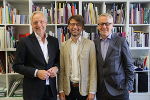 Kulturstadtrat Günter Riegler mit Christian Mayer und Graz Museum-Chef Otto Hochreiter © Stadt Graz Kulturstadtrat Günter Riegler mit Christian Mayer und Graz Museum-Chef Otto Hochreiter
