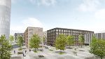 Zwischen den Baublöcken sind Freiräume und Grünbereiche vorgesehen. © Nussmüller Architekten/Martin Mathy Zwischen den Baublöcken sind Freiräume und Grünbereiche vorgesehen. © Nussmüller Architekten/Martin Mathy