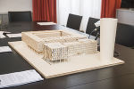 Im Modell zeigt sich das Volumen des Großprojekts. © Stadt Graz/Fischer Im Modell zeigt sich das Volumen des Großprojekts. © Stadt Graz/Fischer