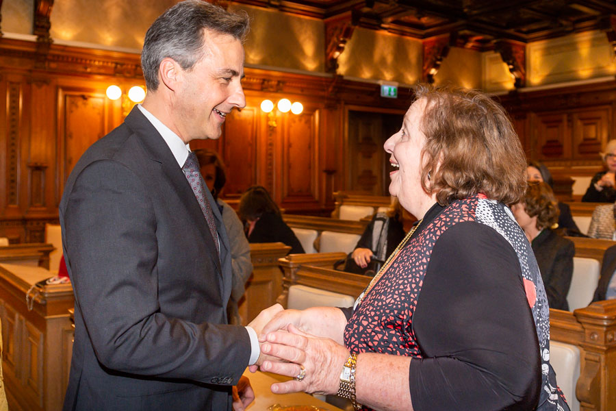 Empfing die Inner-Wheel-Weltpräsidentin Chris Kirby in Graz: Bürgermeister Siegfried Nagl. © Stadt Graz/Fischer Empfing die Inner-Wheel-Weltpräsidentin Chris Kirby in Graz: Bürgermeister Siegfried Nagl. © Stadt Graz/Fischer
