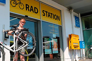 Radstation am Bahnhof aufgewertet © Stadt Graz/Heidi Bekhit Radstation am Bahnhof aufgewertet © Stadt Graz/Heidi Bekhit