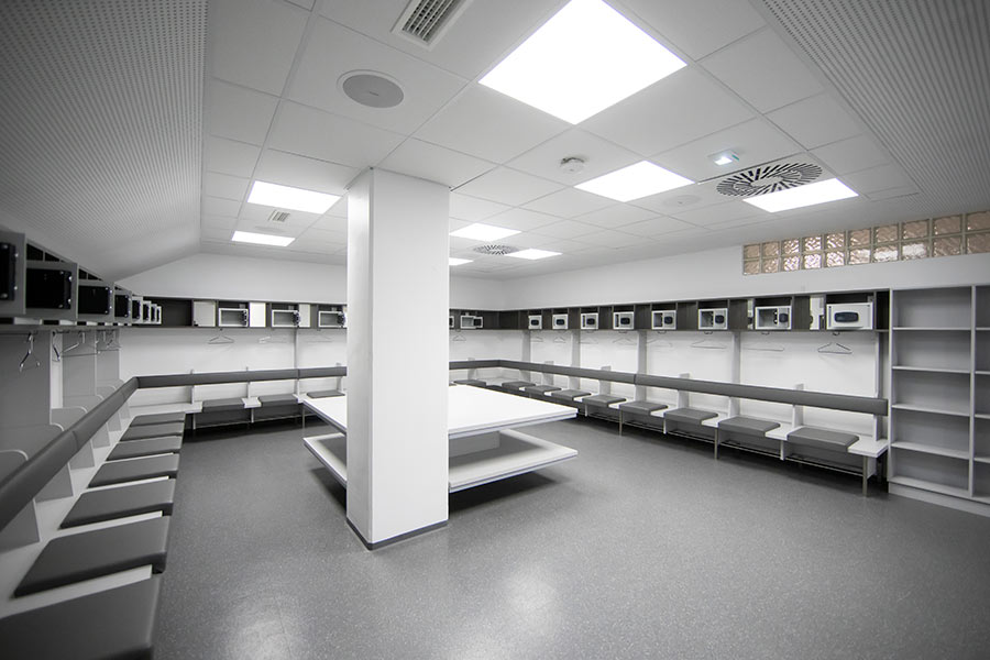 Hinter den Kulissen alles neu: Der Backstage-Bereich in der Merkur-Arena wurde auf Vordermann gebracht. © MCG/Wiesner Hinter den Kulissen alles neu: Der Backstage-Bereich in der Merkur-Arena wurde auf Vordermann gebracht.