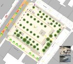 Der Plan des zukünftigen Kaiser-Josef-Platzes