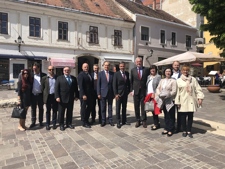 Die Grazer Delegation in Pecs © Stadt Graz Die Grazer Delegation in Pecs © Stadt Graz