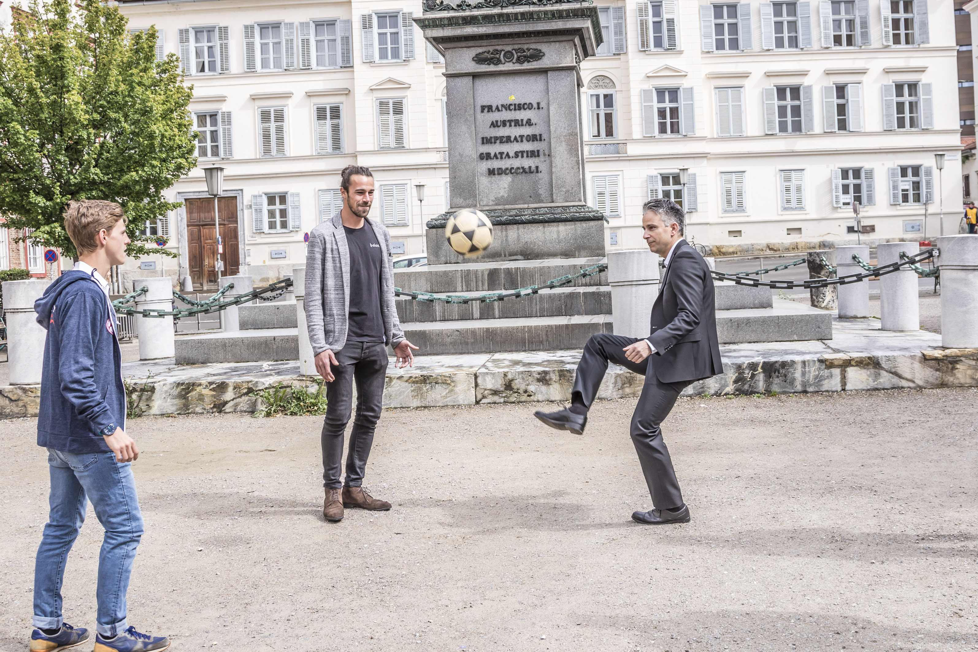 Pressekonferenz zur European Footvolley League 2019 © Stadt Graz/Fischer Pressekonferenz zur European Footvolley League 2019