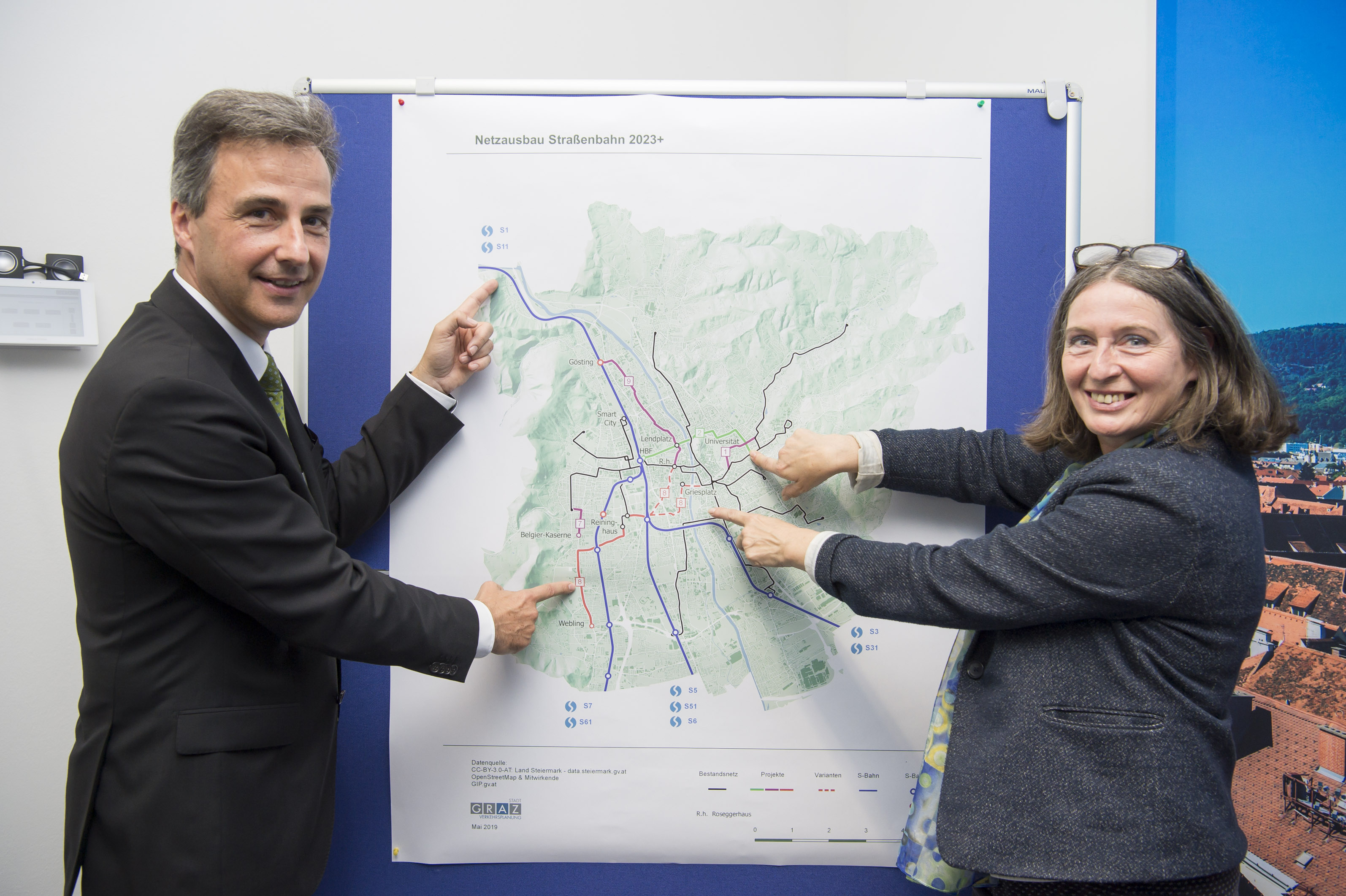Tram-Ausbau: Drei neue Linien haben Priorität - Stadtportal der Landeshauptstadt Graz