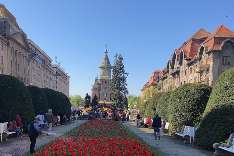 Die Blumenarrangements benötigen viel Pflege.