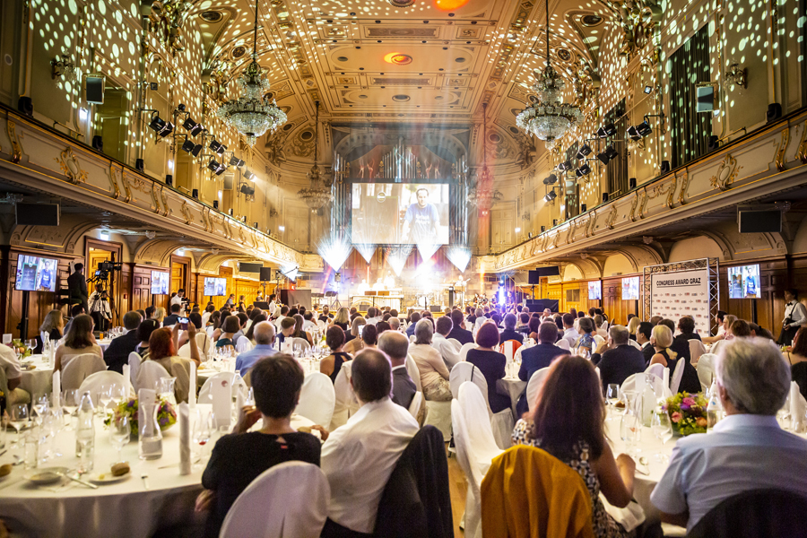 Ein alles überstrahlender Congress-Award ging im Stefaniensaal über die Bühne.