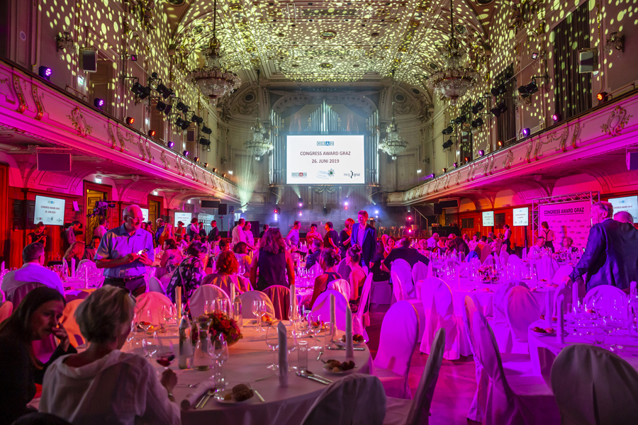 Ein alles überstrahlender Congress-Award ging im Stefaniensaal über die Bühne.