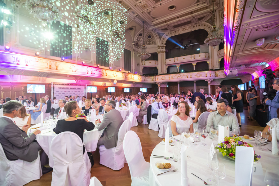 Ein alles überstrahlender Congress-Award ging im Stefaniensaal über die Bühne.