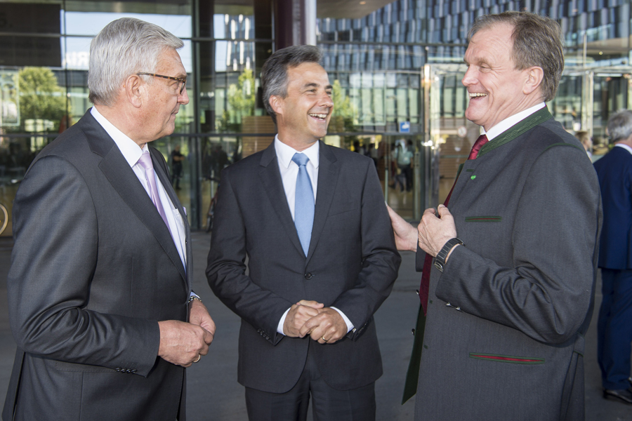 Gemeinde- trifft Städtebund: Alfred Riedl, Siegfried Nagl, Erwin Dirnberger (v. l.)