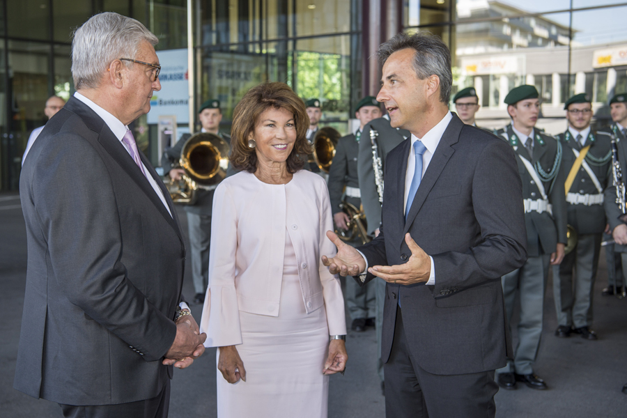 Im Bunde: Alfred Riedl, Brigitte Bierlein und Siegfried Nagl.