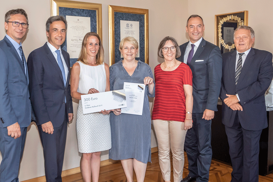 Platz 3 für das GGZ-Team Martina Bohnstingl, Ulrike Kretschi und Brigitta Wolfsberger (v. l.). © Stadt Graz/Fischer Platz 3 für das GGZ-Team Martina Bohnstingl, Ulrike Kretschi und Brigitta Wolfsberger (v. l.).