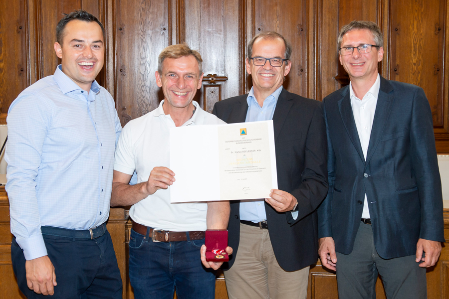 ... und Stefan Hoflehner (Stadt Graz, Magistratsdirektion - Sicherheitsmanagement). © Stadt Graz/Fischer ... und Stefan Hoflehner (Stadt Graz, Magistratsdirektion - Sicherheitsmanagement). © Stadt Graz/Fischer